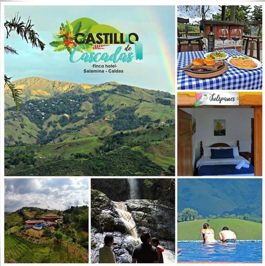 Castillo De Cascadas Finca Hotel Salamina エクステリア 写真